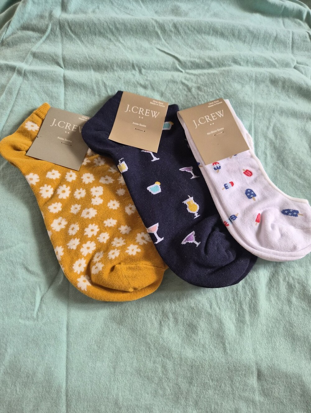 NWT J.CREW Pack of 3 Pairs of Socks